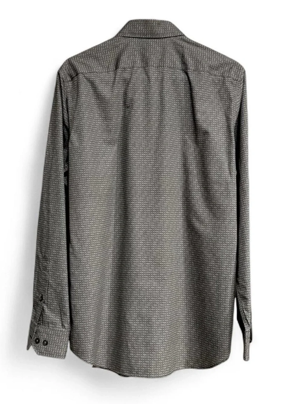 Banana Republic Tailored Slim Fit Long Sleeve Polo Dress Shirt Size M 15-15 1/2